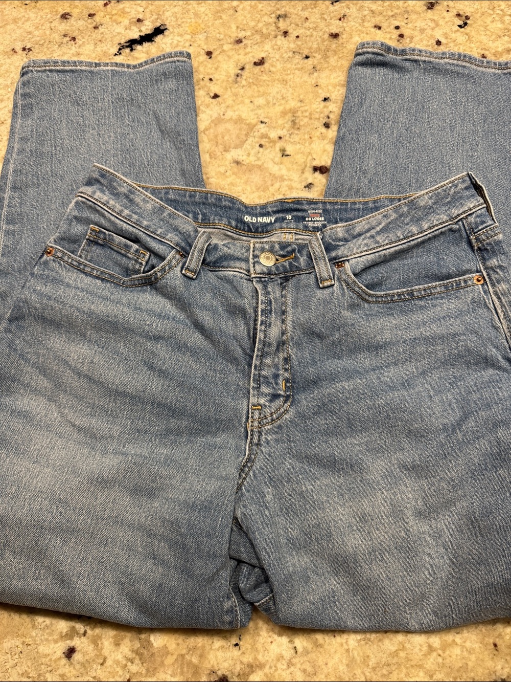 Old Navy Women's Light Wash Straight-Leg Jeans